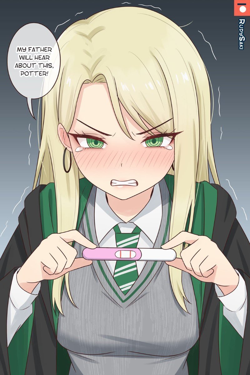 _Malfoid_'s tweet photo. Stupid Potter got me pregnant 😣😤 https://t.co/p1JQB99U0g