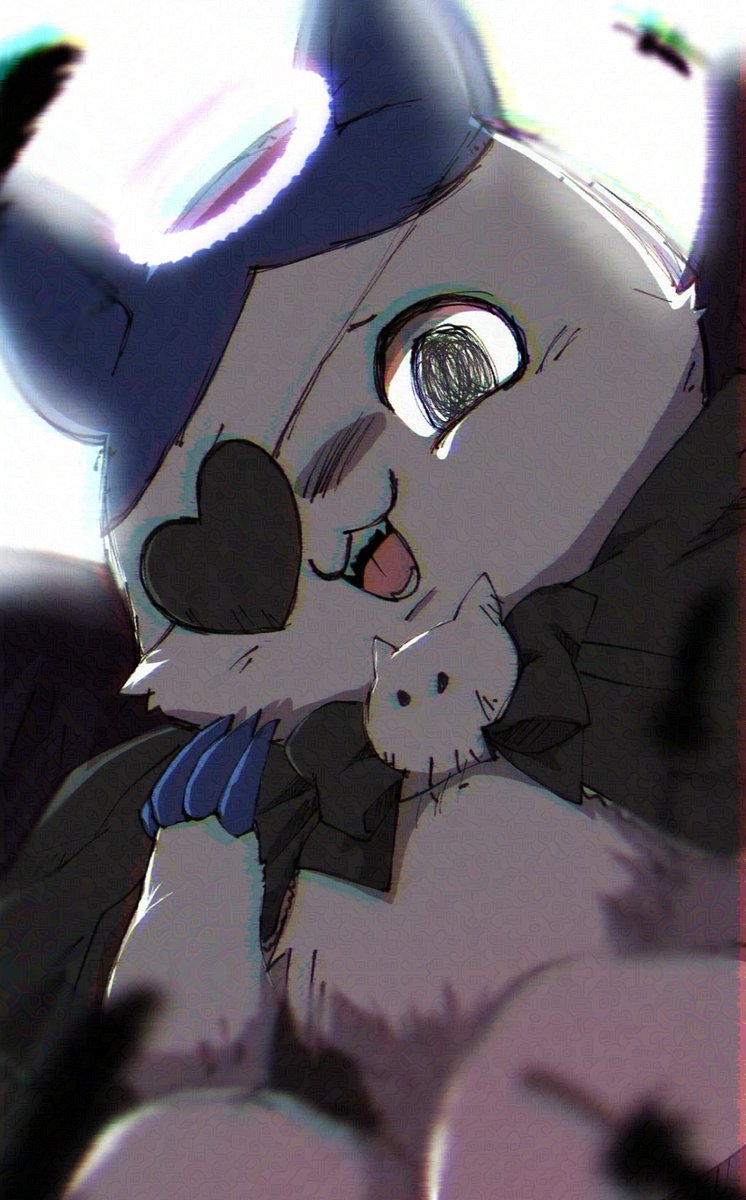 hikawaujp's tweet photo. 先生とハチワレ(とデカワレ)
 #今月描いた絵を晒そうㅤ https://t.co/qy5J6oP5BE