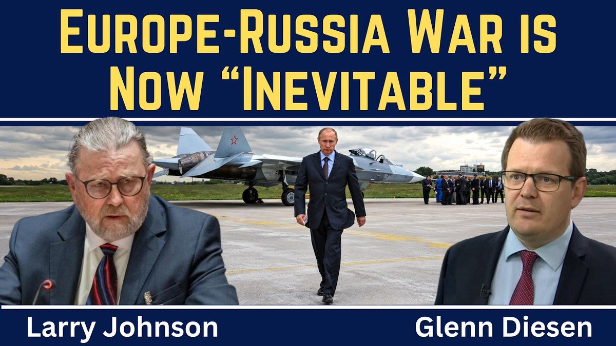 Glenn_Diesen's tweet photo. Larry Johnson: Europe-Russia War is now "Inevitable"
https://t.co/BiD9zCfemb https://t.co/pi63JwWR5o
