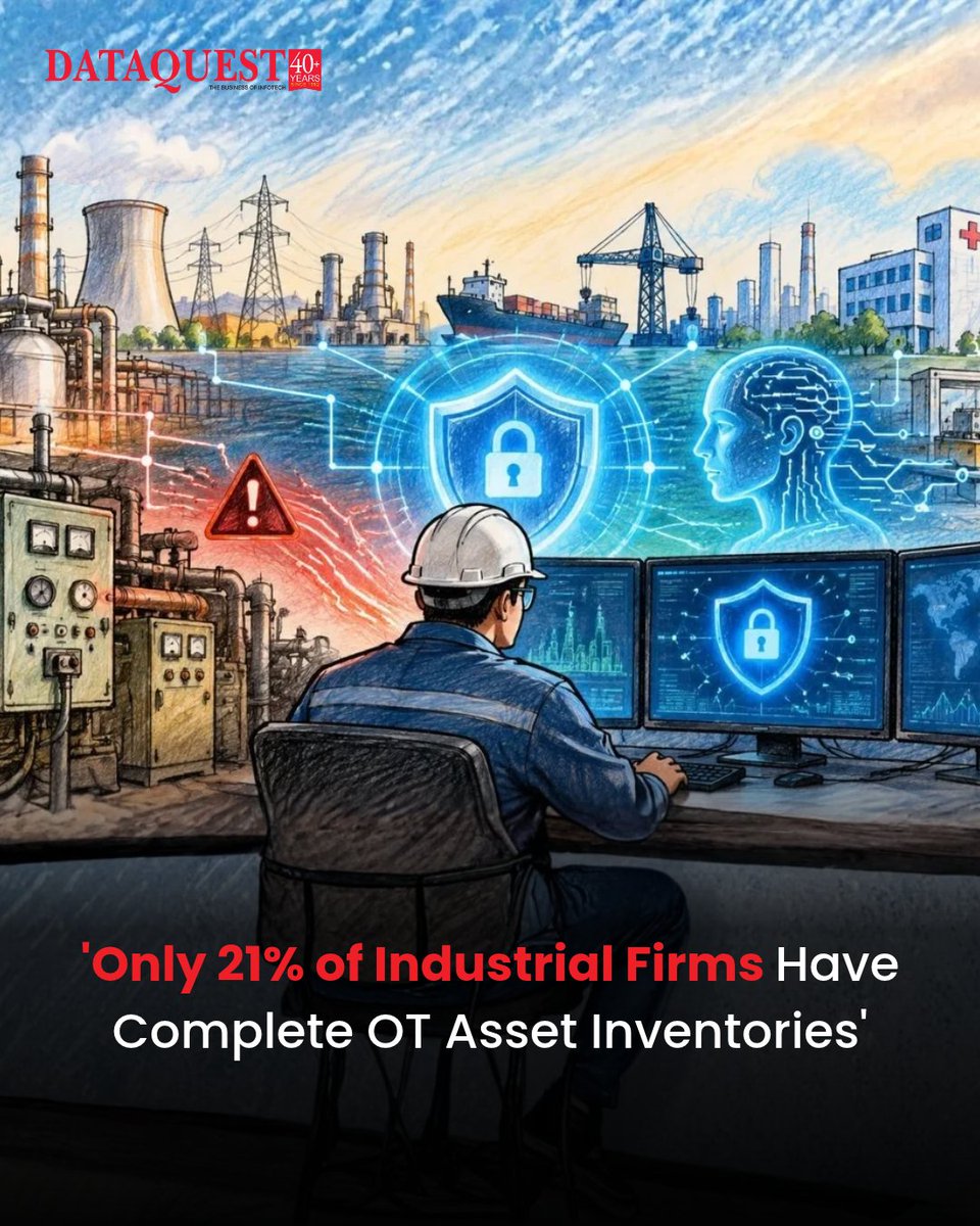 dataquestindia's tweet photo. Honeywell OT Cybersecurity 2026

The latest Honeywell Benchmark Report reveals gaps in industrial security, limited asset visibility, legacy infrastructure, skills shortages, and challenges in adopting AI threat detection

Read More: https://t.co/iIsvtG6lY2

#Dataquest #Honeywell https://t.co/Tjd22ppQLS