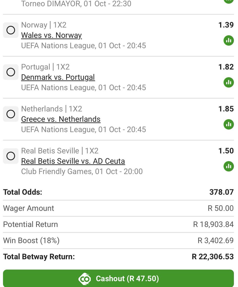 Mohale_Evans's tweet photo. Straight Wins Goat ✅🐐
Booking Code 👉 BW764A2B6E https://t.co/NylWj3lfqr