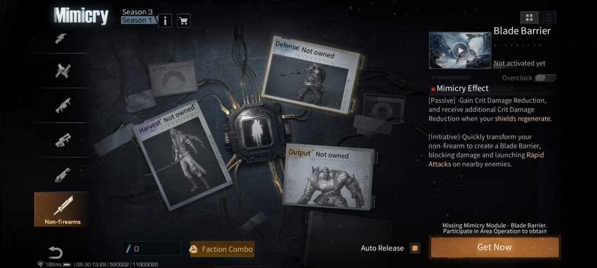 enrelz's tweet photo. I've been spend a lot for this Mimicry and @lifeafter_game you guys just reset it???.
Why you guys removed Berserker Mimicry? It's very useful to warrior job for tanking in a team. I bet everyone would hate this stupid update. https://t.co/9crJuHeSxC