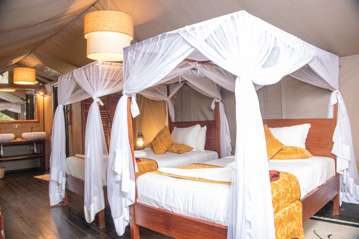 CampCastel's tweet photo. There’s something special about coming back to a beautifully made bed.
At Castel Mara, our spacious bed setup is designed with comfort — crisp linens, soft pillows, &amp; a little canopy magic to make your stay feel extra special.

Book (+254) 0758955220
https://t.co/WeUE3LEmLS https://t.co/xpaXOvI0B4