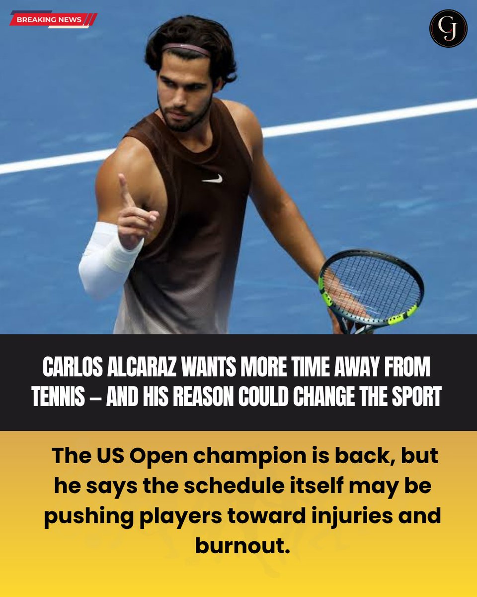 MajaNL's tweet photo. Carlos Alcaraz reached the US Open third round and says tennis needs a less demanding calendar. The world No. 3 believes packed schedules are driving fatigue and injuries. Should the sport reduce demands before stars are forced to step away? https://t.co/L2BWOpo6q3