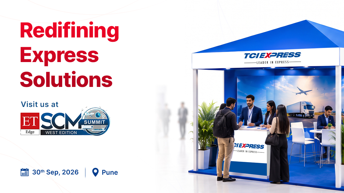 tci_express's tweet photo. Meet TCI EXPRESS at the ET Edge SCM Summit in Pune.
Venue: Regency Ballroom, Hyatt Regency, Pune

Know more- https://t.co/bekx8fd2vJ https://t.co/YHavawpIO2