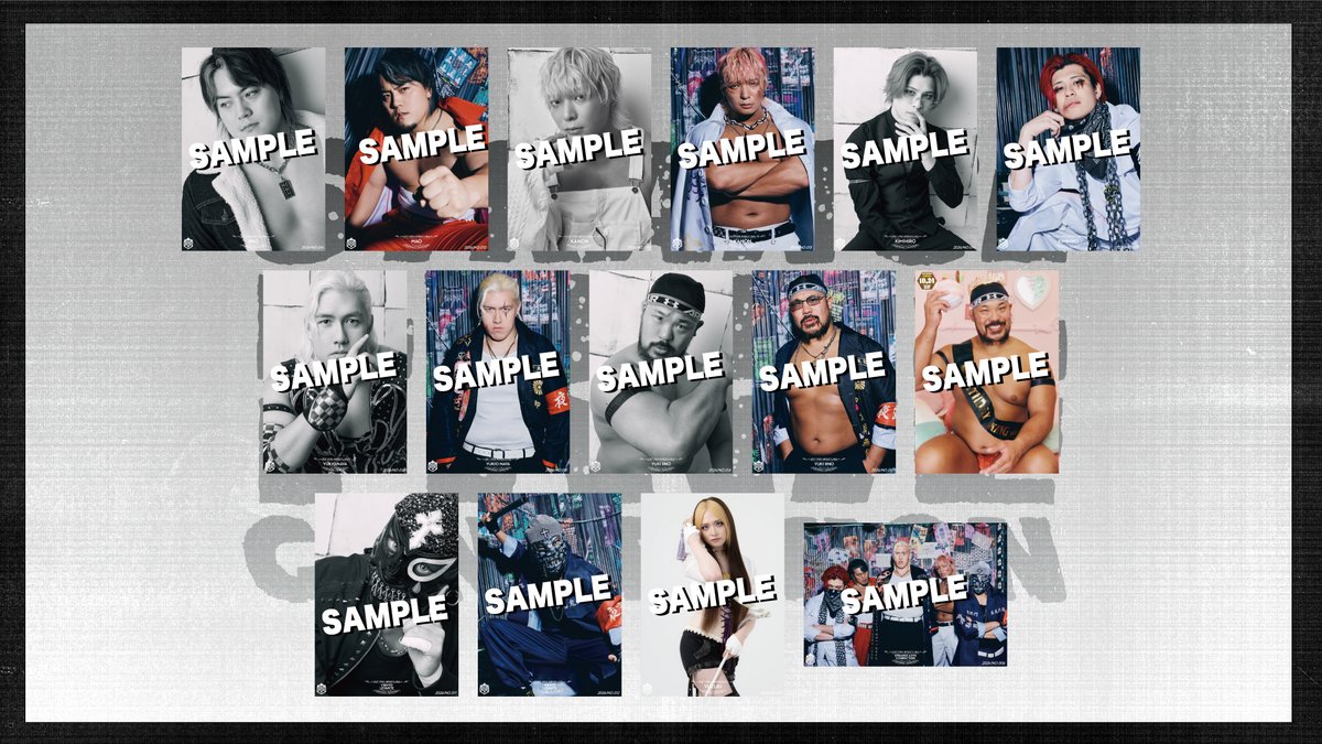 ddtproGOODS's tweet photo. 🤼10月1日 東京・後楽園ホール「MUSCLE＆」

🆕MERCH !!!
━━━━━━━━━━

今月の個人ポトレは2種新作やユニット、SPコラボポトレも👍今月からYUZUKIのポトレも登場🫶

🤍モノクロポートレート 1,500円

🏍️ハロウィン仕様特攻服ポートレート 1,500円

🎂バースデーポートレート 1,500円
(飯野、正田)

🔥石田スペシャルポートレート 1,500円

🫶YUZUKI個人ポートレート 1,500円

☠️DAMNATION T.A個人ポートレート 1,500円

✨ユニットポートレート 3,000円

🤼SPコラボポートレート 3,000円
(石田&稲畑&平田、吉村&宮脇、ディーノ&須見、夢虹&瑠希也)

#ddtpro #DDTグッズ #マッスル的な何か