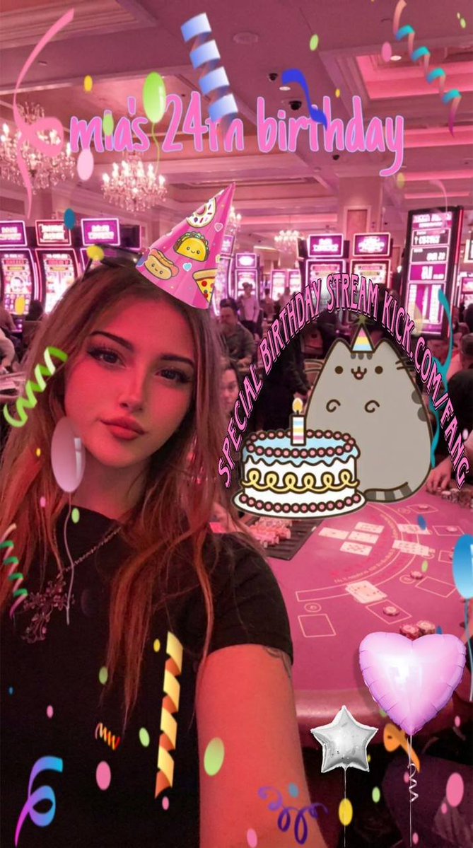 fangonkick's tweet photo. gooooooooood mornninggg hihihihhi!

todayyy is the ddaaayy its my frikken birthday

birthday stream at 4 am est (abouttt 2 1/2 hours from now) https://t.co/RU0xqAo8aU

giveaway winners will be picked after stream and hopefully we can get some tips going on stream!
make sure you guys have a roobet account under code "appie" https://t.co/AZieFSjOQA
