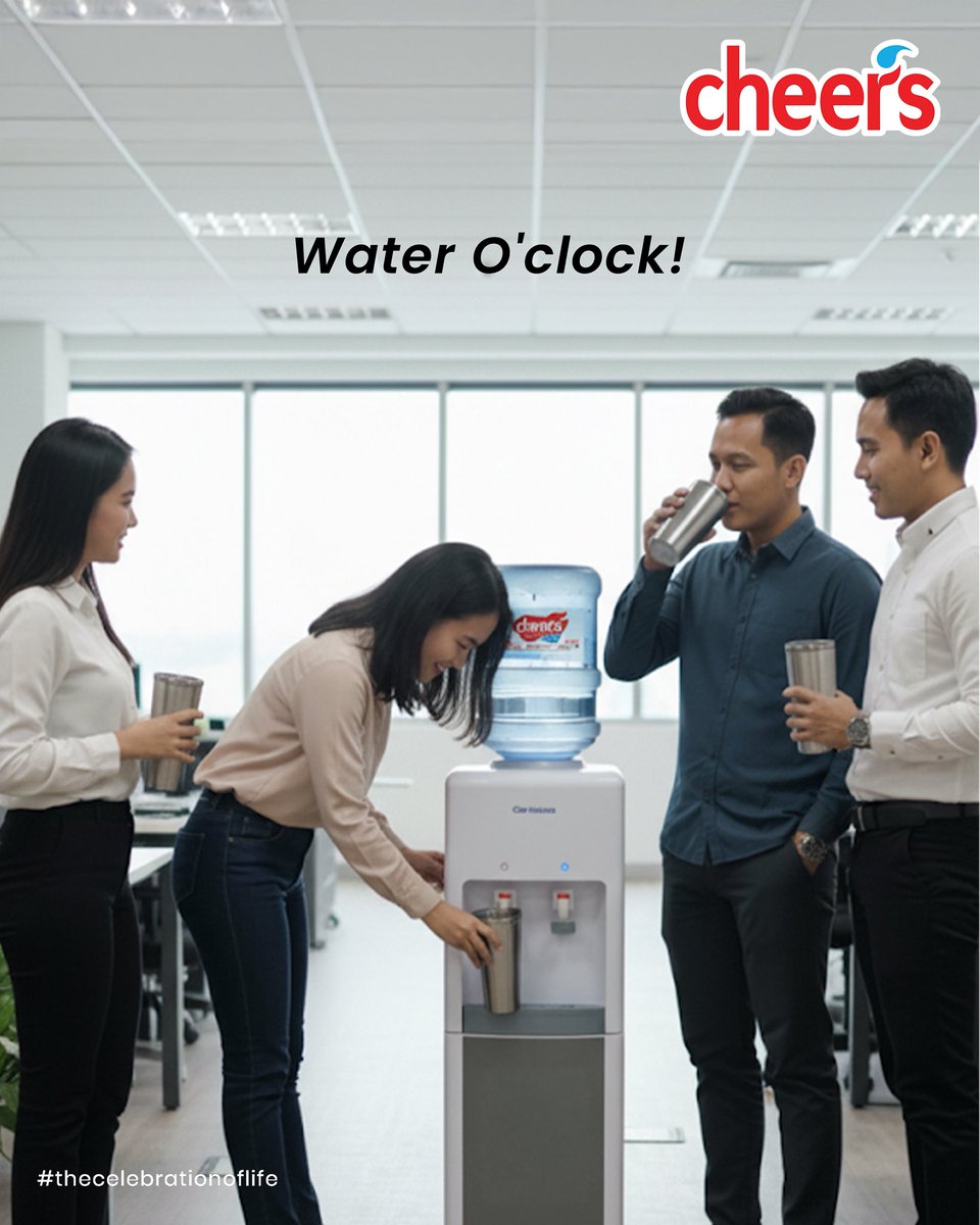 ELFARAFM's tweet photo. Water O’clock! ⏰
Tetap segar dan terhidrasi dengan Cheers❗️
Solusi tepat untuk menghidrasi tubuh pasca olahraga dan menyegarkan hari-hari anda!
Nikmati setiap tegukan yang murni dan penuhi kebutuhan air harian dari tiap tetes kesegaran air Cheers💧 https://t.co/HoGfApY1Pg