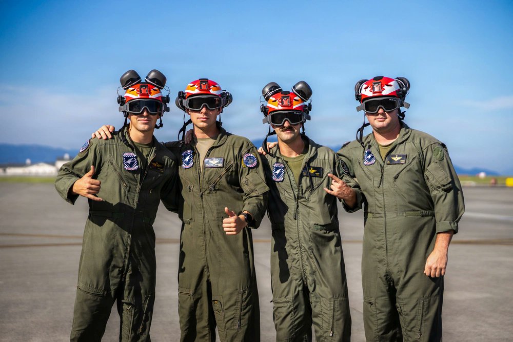 USFJ_J's tweet photo. 2026年9月24日、第533海兵戦闘攻撃中隊は米海兵隊岩国航空基地にて飛行任務を実施しました。同中隊は、第1海兵航空団・海兵第12飛行大隊を補強するため、UDP (部隊交代計画) の一環として岩国基地に展開しています。 #F35BライトニングII

(U.S. Marine Corps photo by Cpl. Isabella Renaud) https://t.co/HJiU457cRm
