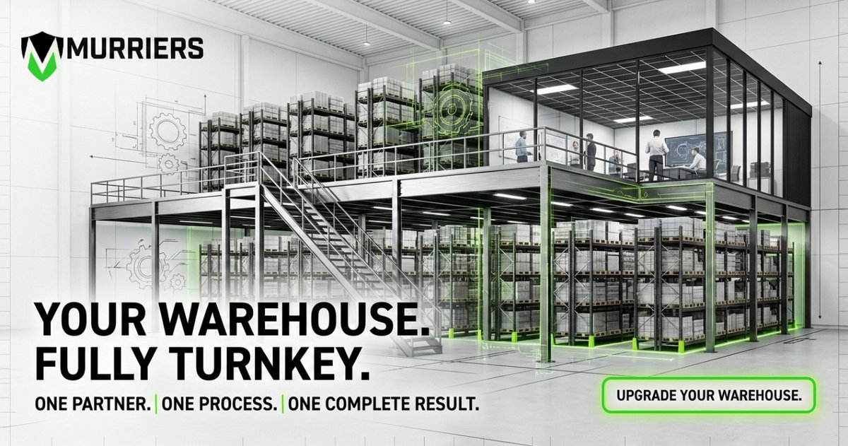 _Murriers's tweet photo. Why build out when you can build UP? 🤔Unlock your warehouse's hidden potential with a full turnkey mezzanine solution. More space, less stress. #OnePartnerOneResult
Ready to transform your operations? https://t.co/Zr0n3DK0Bj

#MezzanineFloor #SpaceOptimization https://t.co/30vMdvyG4i