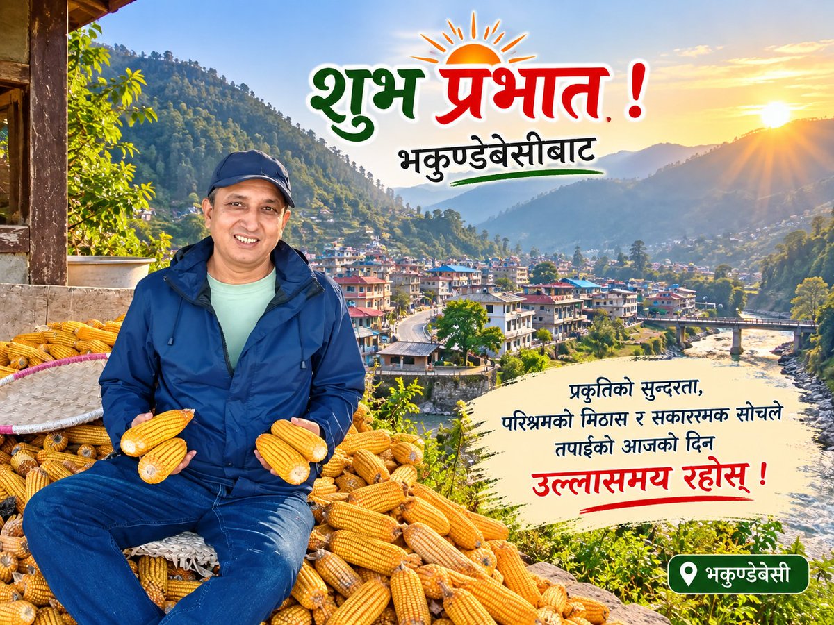 Sanghuli's tweet photo. Hello from Bhakundebensi!! https://t.co/YS7yLGkC0K