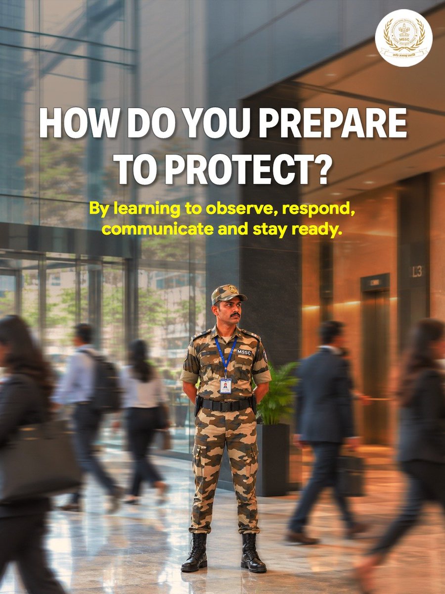 Mssc_official's tweet photo. A watchful eye can make all the difference. Our personnel stay vigilant, so security never takes a break.
#MSSC
#MahaSecurity
#SafetyWithMSSC
#MSF
#WeGotYourBack https://t.co/7cngbWHAFz
