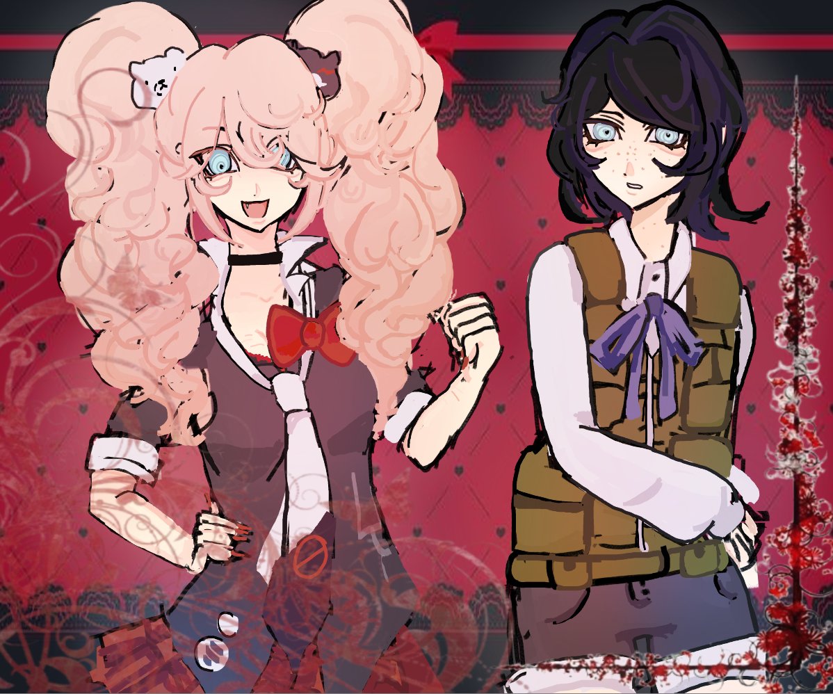 vaniYIPIII's tweet photo. the girls #junko #mukuro https://t.co/zGlCVtJ3ee