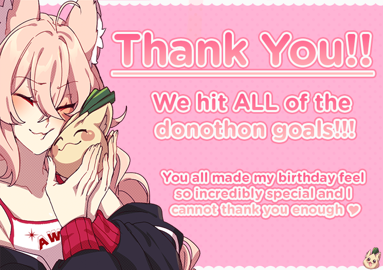 Hydrasia_'s tweet photo. Donothon is over after 11 days! 

Chat completed every goal on the list and then some which has absolutely blown my mind. I always try not to cry during these things, but I couldn't help but to break down at the end. (It was worse after we raided out, I promise.)

My community is filled with some of the kindest, most selfless and generous people out there. I will always be thankful to them spending time with me. They make every bit of effort put towards streaming and this event each year worth it - it becomes the highlight of my year.

Thank you for doing this with me again and I look forward to doing something bigger and better next year. 

Now this onion is off to get some rest. I'll see you all tomorrow. ❤️🧅