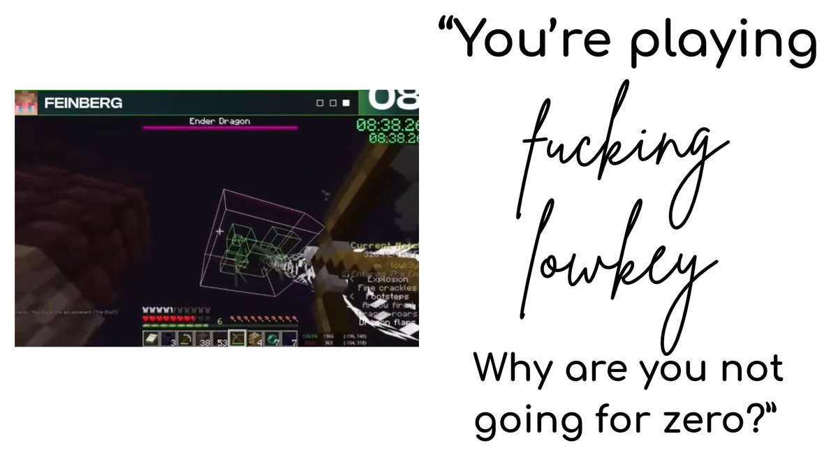timelyhaxquotes's tweet photo. Part 3 - THAT Feinberg crashout https://t.co/ylHzTYeSvz