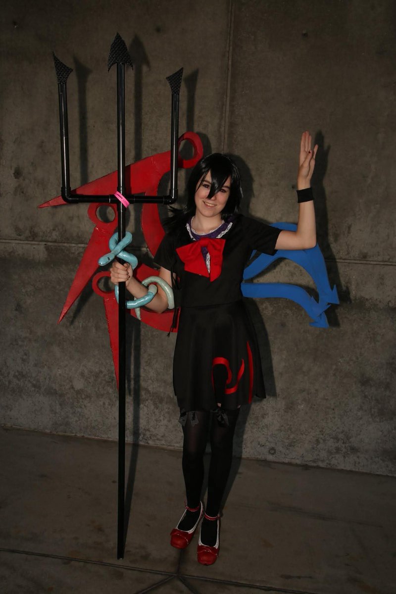 Mysticallala's tweet photo. There was a time when I cosplayed Nue! I need to fix up her wings and trident sometime. https://t.co/4yPIMc05oI