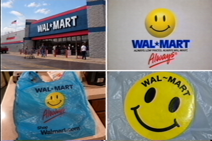 NostalgiaYZ's tweet photo. 90s/2000s Walmart branding and logo https://t.co/Lq9MdpLFqU