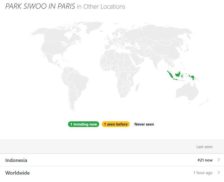 ParkSiwooVNFC's tweet photo. 📊 TỔNG HỢP KẾT QUẢ MASS TREND
PARK SIWOO IN PARIS | 30.09.2026

Cùng chào đón hành trình đến Paris của Park Siwoo, hoạt động mass trend đã ghi nhận những thứ hạng nổi bật sau:

🔑 Keyword: PARK SIWOO IN PARIS
🌐 Worldwide: cao nhất #28
🇮🇩 Indonesia: cao nhất #21

#️⃣ Hashtag: #PARKSIWOOPFWSS27
🇰🇷 Hàn Quốc: cao nhất #1
🇻🇳 Việt Nam: cao nhất #1

📌 Các chỉ số bổ sung của hashtag tại Việt Nam:
• Most Tweeted: #12 trong 24 giờ.
• Longest Trending: #12 trong 24 giờ và #30 trong 7 ngày.

Đặc biệt, #PARKSIWOOPFWSS27 được ghi nhận đồng thời ở vị trí #1 tại Hàn Quốc và Việt Nam trong ảnh cập nhật. 🤍

Park Siwoo Vietnam cảm ơn các fanbase và tất cả các bạn đã cùng tham gia, phối hợp và dành thời gian lan tỏa hình ảnh của Siwoo. Những kết quả này là thành quả từ sự chung sức của mọi người, từ mỗi bài đăng đến từng lượt tương tác.

Chúng mình cùng tiếp tục giữ nhiệt và đồng hành với Siwoo trong hành trình Paris nhé!

Số liệu được tổng hợp theo ghi nhận tại thời điểm cập nhật.

PARK SIWOO IN PARIS
#PARKSIWOO #PARKSIWOOPFWSS27