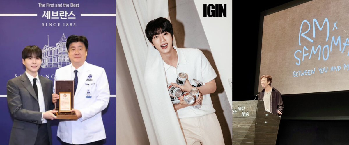 Sangunique's tweet photo. one of the many things that inspires me bout BTS is they do things for themselves 

        Min               kim                      kim 
     Yoongi         seokjin             namjoon https://t.co/fBLOHyFTzp