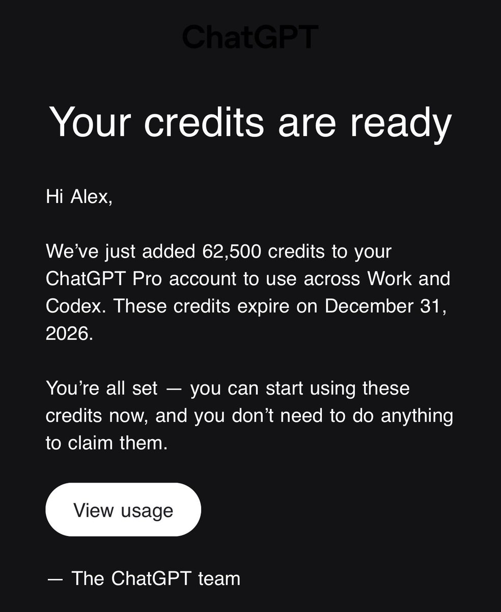 The_Alex's tweet photo. Never used credits before is this a lot? https://t.co/tqVXllHOWr