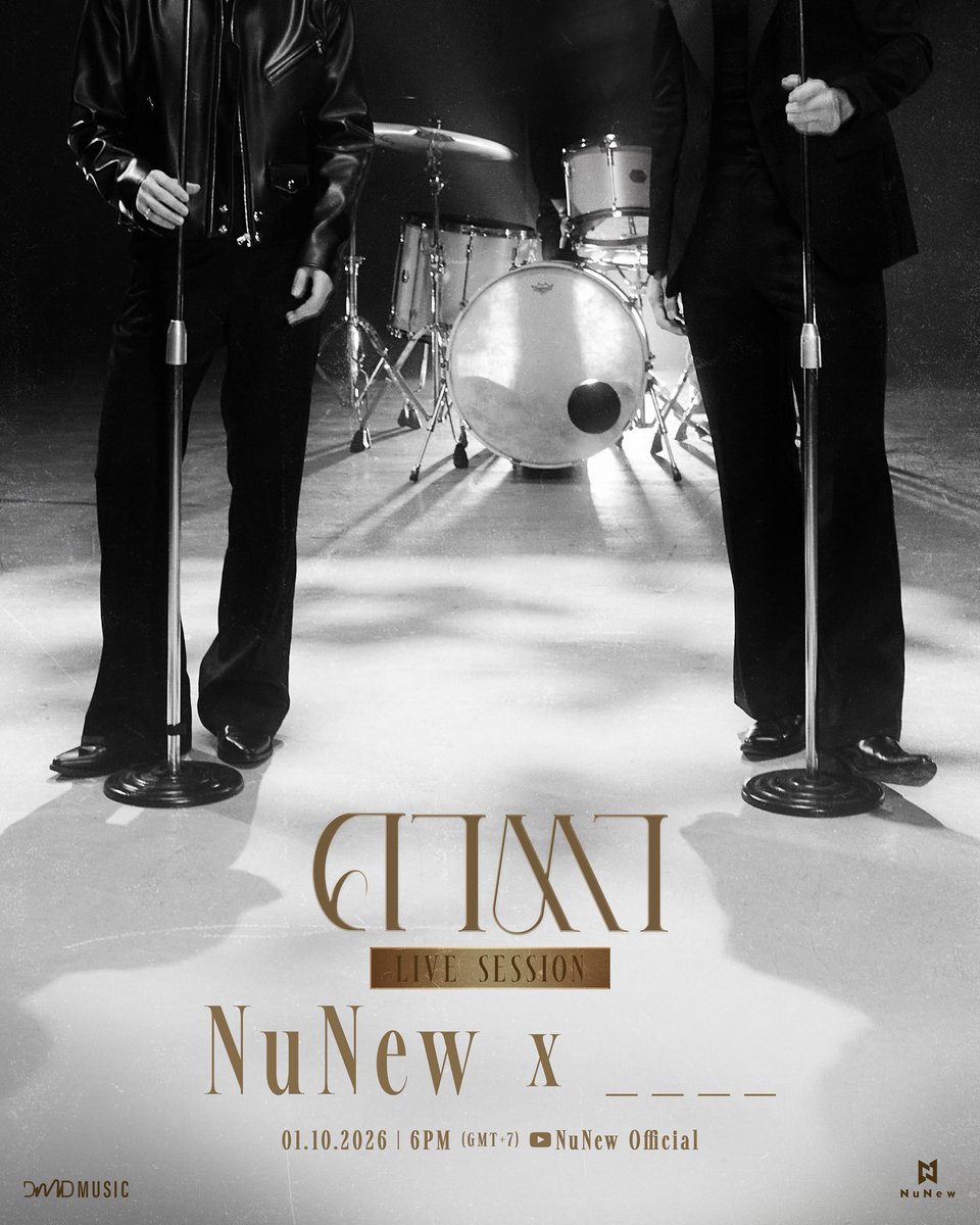 DMDMusicTH's tweet photo. คาตา (KATA) | Live Session

NuNew X _ _ _ _ ?

🗓 : 01.10.2026
⏰ : 18.00 น. | 6 PM (GMT+7)
🎥 Youtube : NuNew Official 

#เพลงคาตา
#NuNew7thSingle
#NuNew @CwrNew
#DMDMUSIC https://t.co/X39Rhl3C0V