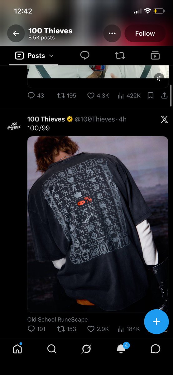 Lainezor's tweet photo. Both 100 thieves and Jake Lucky dirty deleted their posts after they got called out for using AI in their Old School RuneScape account but I managed to catch the screenshots first 😁😁 https://t.co/piFFe2bLb4