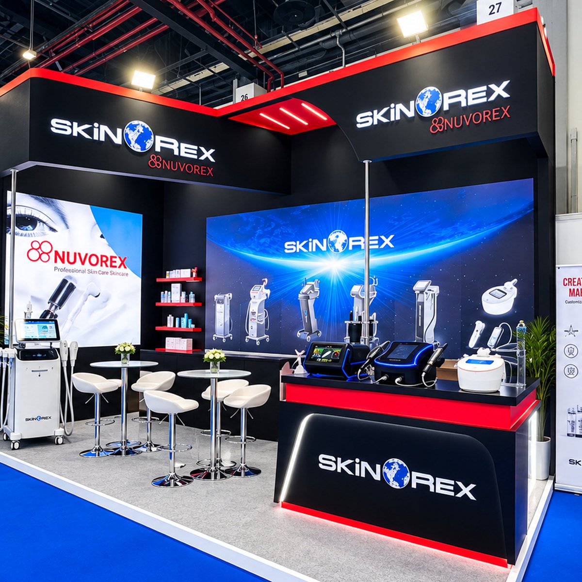 sparkintdubai's tweet photo. Where Innovation Meets Impact!
A striking exhibition stand designed to showcase SKINOREX & NUVOREX with a bold, modern, and technology-driven experience.
📞 +971-529001855
📧 info@sparkgroup.ae
🌐 https://t.co/NENiHuics1
#SparkInnovations #ExhibitionStand #StandDesign https://t.co/WvgbrCf6j4