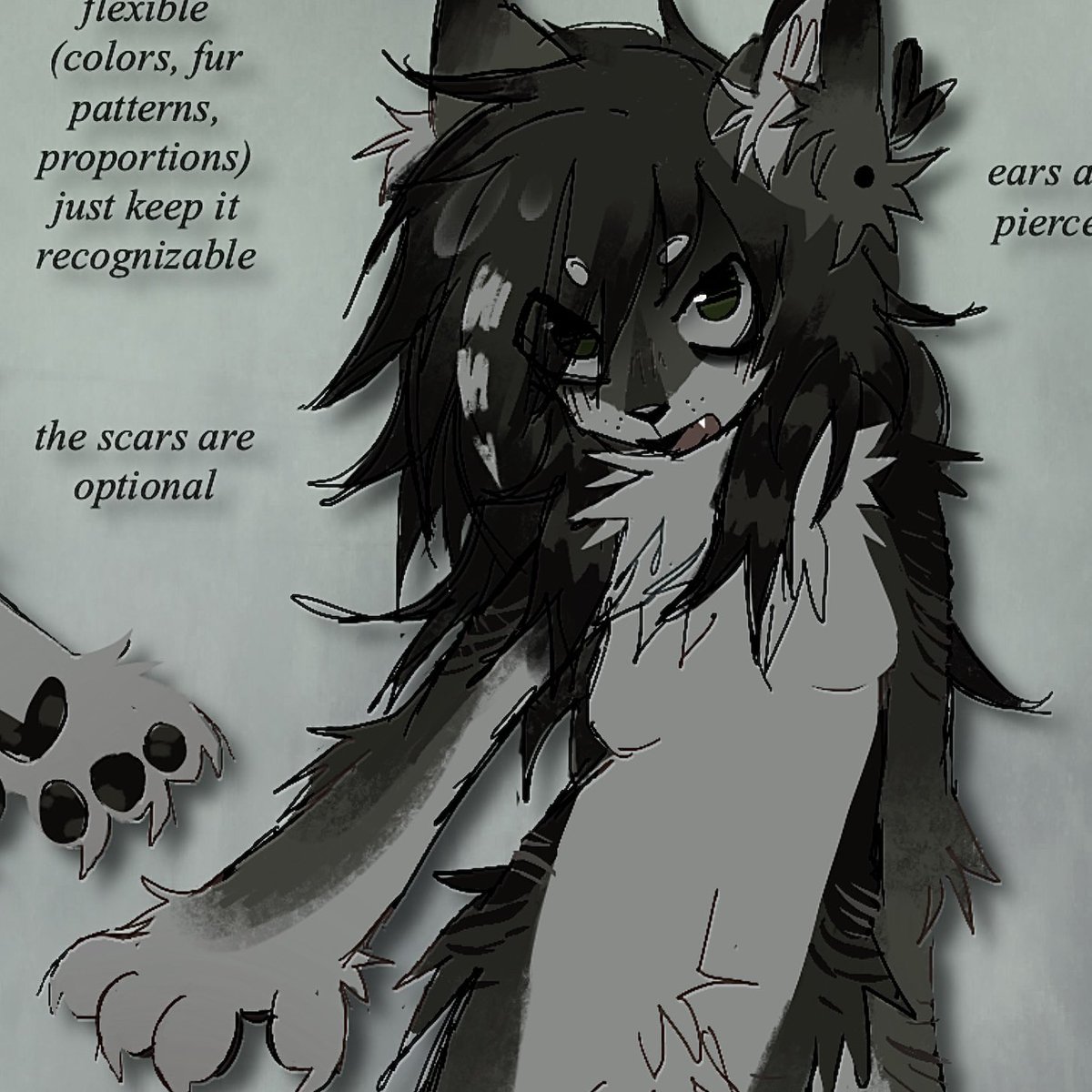 sorrelwisp's tweet photo. nu fursona reference sheet https://t.co/8pelqMr0Gg