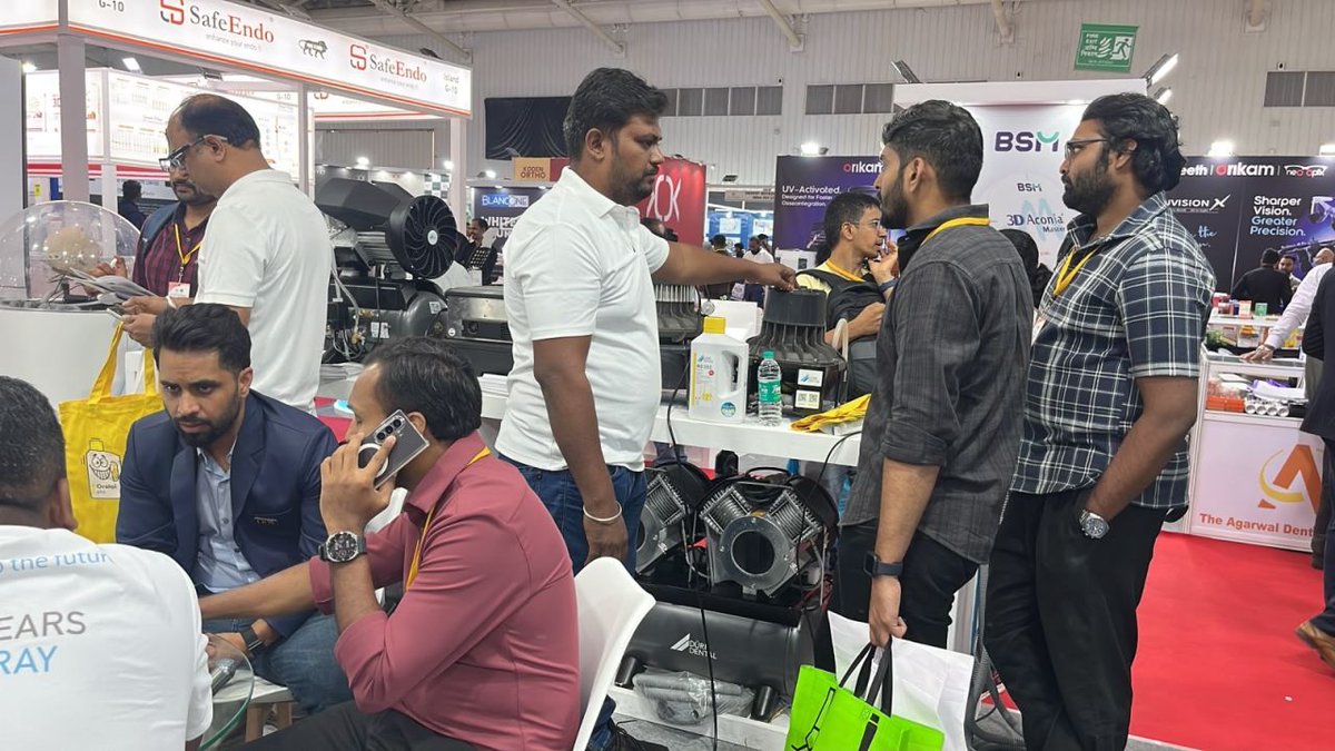 BIECentre's tweet photo. #Expodent Bengaluru 2026 wrapped up at BIEC (Sept 25-27) 🦷✅ 19,000 visitors✅ 450 exhibitors
✅ 15 foreign participants
Digital dentistry, CAD/CAM, imaging and more under one roof. 
Hosting an event? Make BIEC your venue 📩 info@biec.in
#BIEC #Bengaluru #DentalTech #Tradeshow https://t.co/i1RpW7jvxk