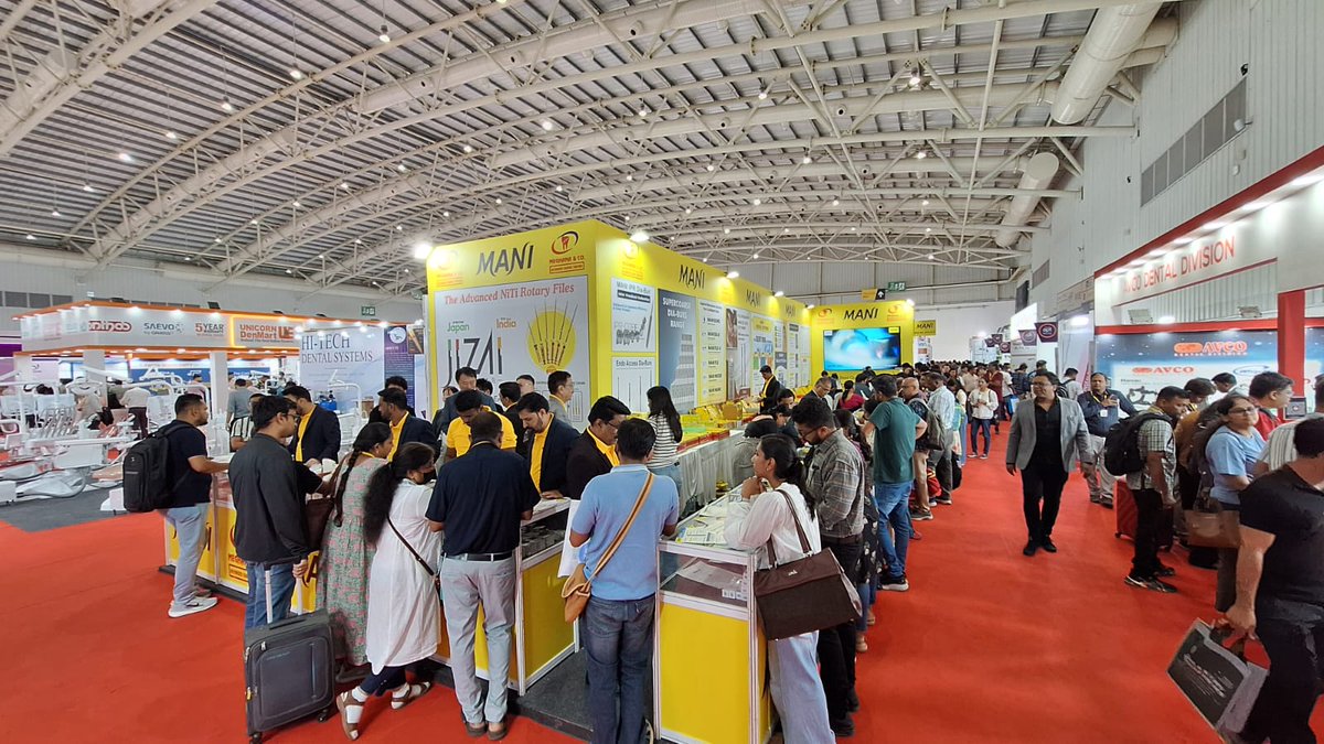 BIECentre's tweet photo. #Expodent Bengaluru 2026 wrapped up at BIEC (Sept 25-27) 🦷✅ 19,000 visitors✅ 450 exhibitors
✅ 15 foreign participants
Digital dentistry, CAD/CAM, imaging and more under one roof. 
Hosting an event? Make BIEC your venue 📩 info@biec.in
#BIEC #Bengaluru #DentalTech #Tradeshow https://t.co/i1RpW7jvxk