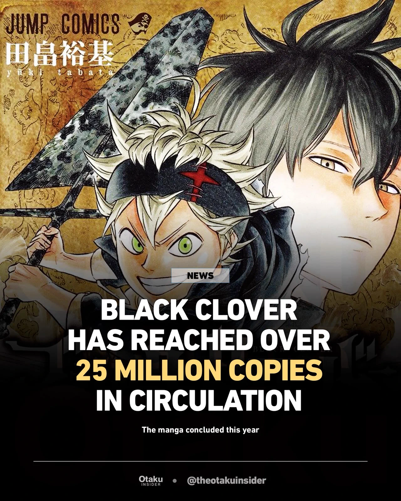 Otaku Insider в X: „Black Clover has hit a huge milestone. Yuki
