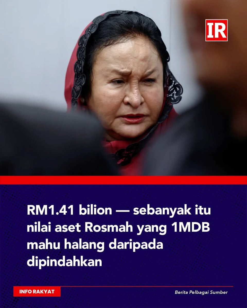KlutzyKucing's tweet photo. Ni memang betul2  penyamun. Nak tanya lah berapa gaji datin puaka ni sebulan sampai asset sebanyak nih?

1,400 billion tu ya, bukan million Banyak mana perumahan rakyat boleh buat, sekolah dan hospital boleh dinaik taraf dan lain lain.

Kalau rakyat masih tak boleh nilai lagi dan  terus  terusan menyokong penyamun mak tak  tahu nak kata lah. Sampai lancar tabung untuk bantu laki dia nih kluar penjara dan menjalani tahanan rumah 

Memang bala dah Malaysia ni..
