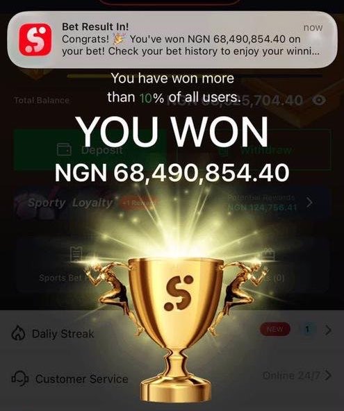 BOSSTIPZ22's tweet photo. 68.4M✅💥🎉
Drop aza if  N40K is not too small
Crediting from first 191 likes and reposts https://t.co/enfchTxIvm