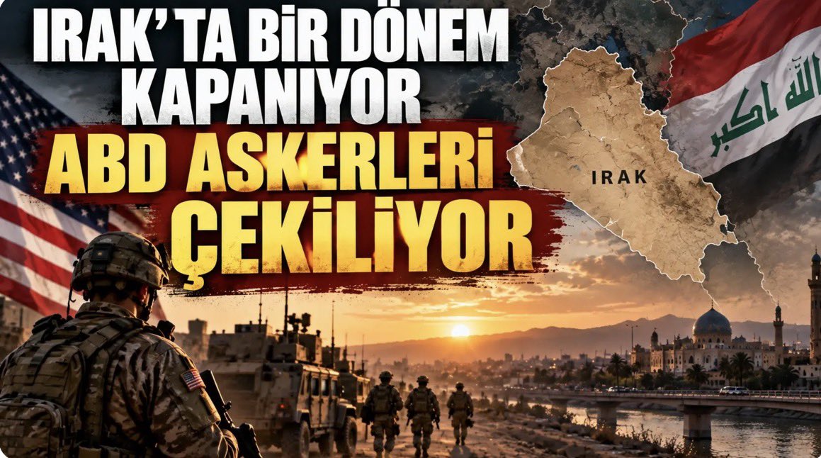 OrkunOzeller's tweet photo. ABD’nin Irak’tan askeri güçlerinin çekilişi dün itibariyle fiziken tamamlandı. Irak yeni bir döneme girmesiyle birlikte Kerkük’ten teyide muhtaç gelen bilgilerde, olaylar çıktığı, ölü ve yaralılar olduğu ifade edilmekte. 
Özellikle Kürt gruplar endişeli. Barzani tedirgin. Moraller bozuk. 
Bir kez daha tarihe not düşmek adına yazalım:
Amerika sadece Amerikanın çıkarlarını düşünür. Abd nin kanatları altında abd  menfaati için yaşarken,  bir gün başkalarının  sizden daha fazla menfaat sağladığını görür ve artık çöp olur gidersiniz.
