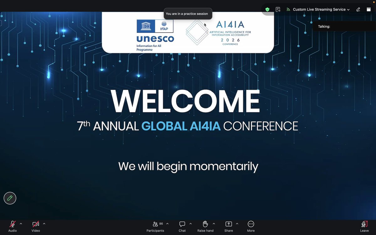 TabaniMoyo's tweet photo. On behalf @MISARegional It was a pleasure joining the panel for  #AI4IA 2026 Global Conference: The Map of Exclusion @UNESCO 
Key point: connected ≠ active. AI trained on narrow data risks automating exclusion, not fixing it.
Full remarks: https://t.co/SYMO4YjssT https://t.co/8dSQew6Zjl