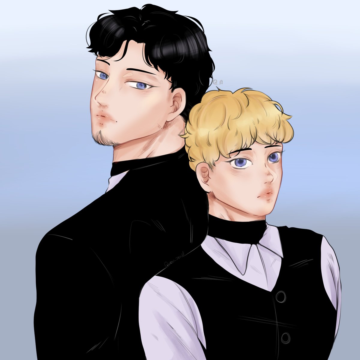 Queso_azull's tweet photo. Oc de comic :P

#bl #omegaverse #oc https://t.co/khIuMKashD