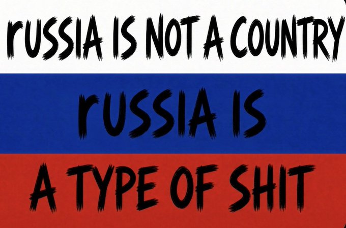 FellaLAPUA's tweet photo. Russia is my enemy https://t.co/pdNtakJEB5