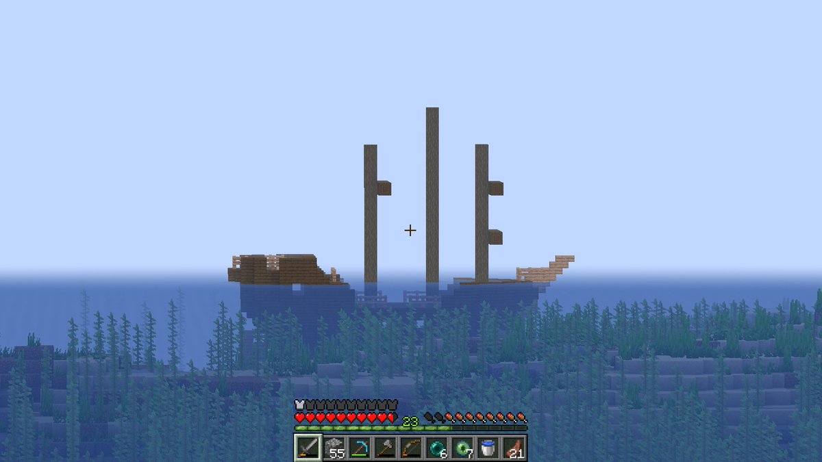 pugffection's tweet photo. minecraft added pirates [dungeons 2] https://t.co/YTfoIXqBfg