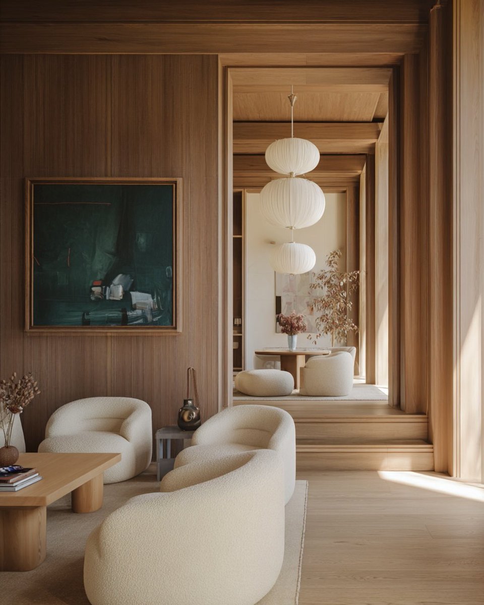 softspacess's tweet photo. Mid-century × Japanese modern https://t.co/XYPyOIeazn