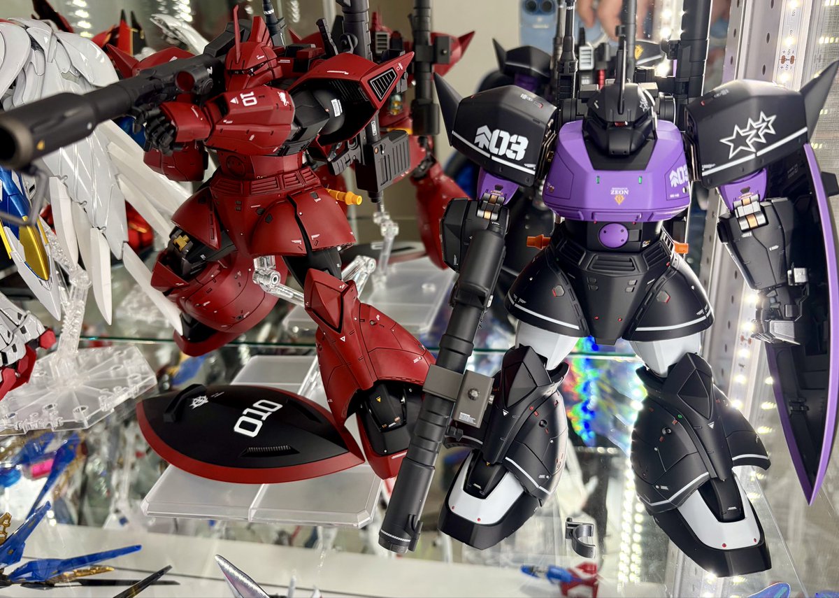 guitar_copy_fun's tweet photo. MG ゲルググver.2.0 黒い三連星仕様　完成👍

#ガンプラ
#ガンプラ好きと繋がりたい
#MG
#ゲルググ
#黒い三連星
#全塗装 https://t.co/QUpVFBdenX