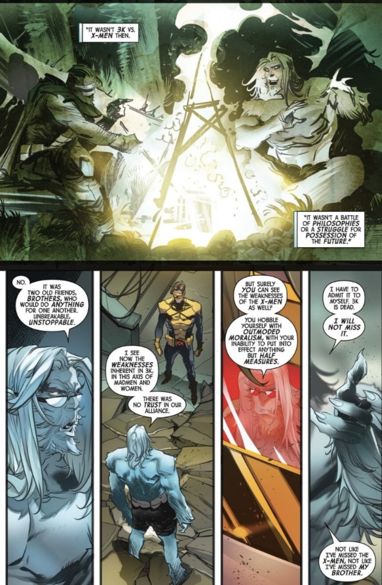 gallantsummers's tweet photo. Like brothers they keep fighting but beast always ends up being wrong. #xspoilers #DNX #cyclops https://t.co/NsCPa6ZSTS