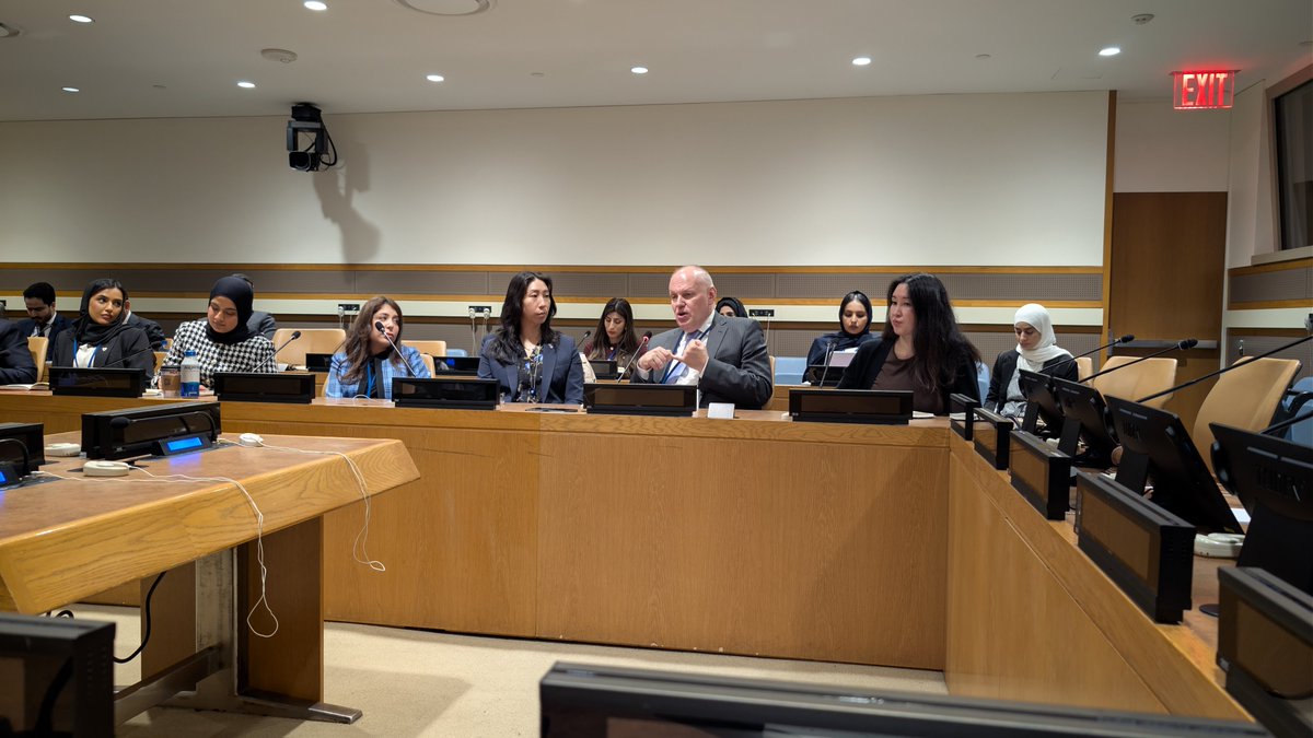 GCCtoUN's tweet photo. The GCC Permanent Observer Mission to the UN and Kingdom of Bahrain (GCC presidency), in collaboration with the UN DPPA, kicked off day one of the DPRs meeting and workshop for GCC UNGA delegations on "Introduction to Political Affairs and Peacebuilding" at UNHQ. https://t.co/UOKbxdsRF4