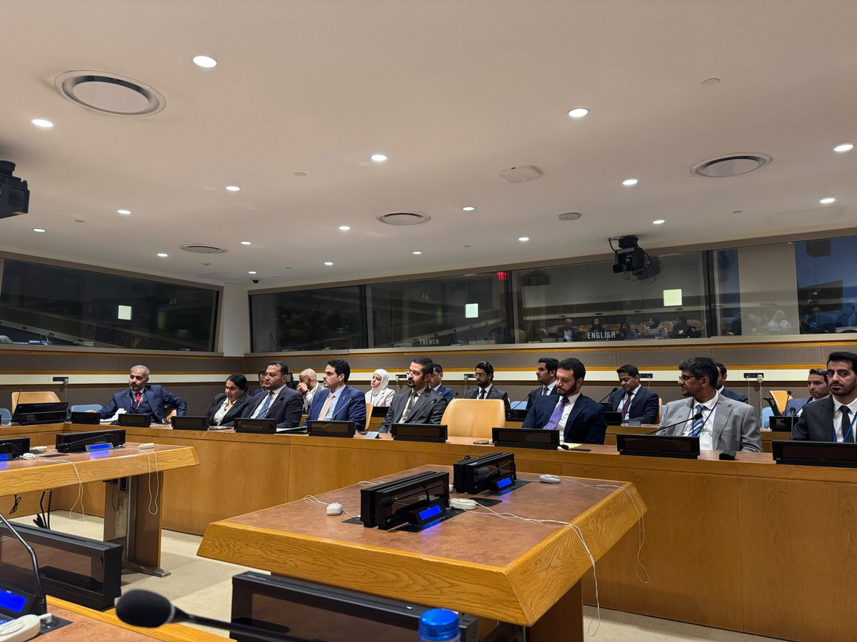 GCCtoUN's tweet photo. Today’s session featured substantive discussions and briefings led by distinguished experts from DPPA, where Mr. Darko Mocibob, Director, Middle East Division at the DPPA briefed the participants on the work done by the division and UN mechanism of work. https://t.co/FTPTd38Jwe