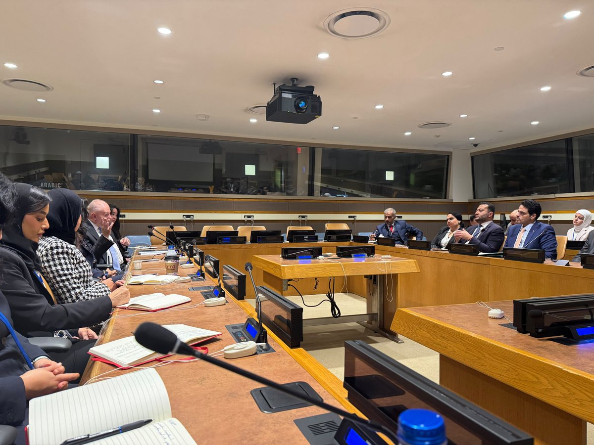 GCCtoUN's tweet photo. Today’s session featured substantive discussions and briefings led by distinguished experts from DPPA, where Mr. Darko Mocibob, Director, Middle East Division at the DPPA briefed the participants on the work done by the division and UN mechanism of work. https://t.co/FTPTd38Jwe