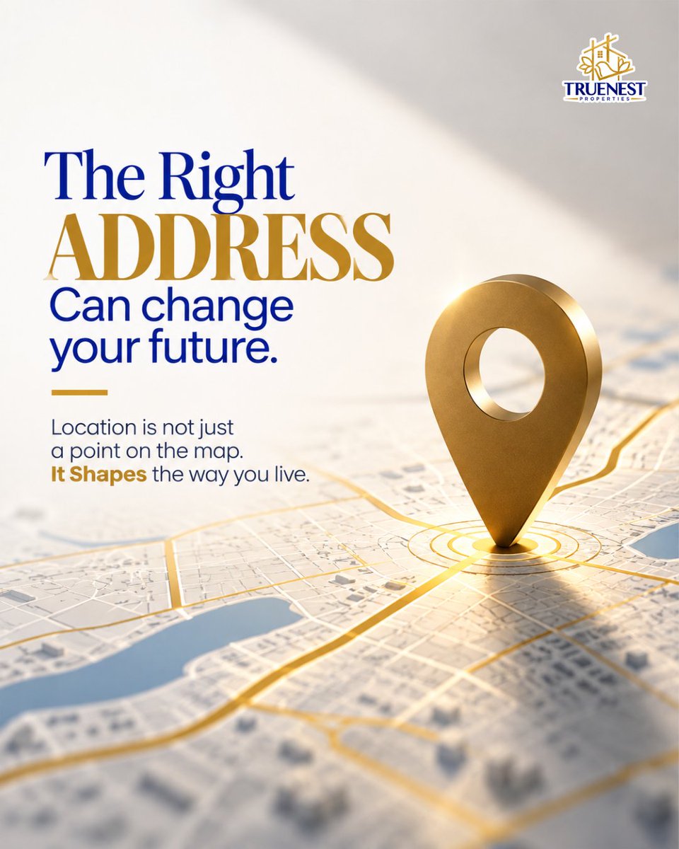 TrueNestPvtLtd's tweet photo. The Right Address Can Shape Your Future 📍🏡

Explore thoughtfully selected Residential &amp; Commercial Properties with TrueNest Properties. Find the right location for living, growth, and investment across India. 🤝

#TrueNestProperties #RealEstateIndia #PropertyInvestment https://t.co/Y2y6xvQwHc