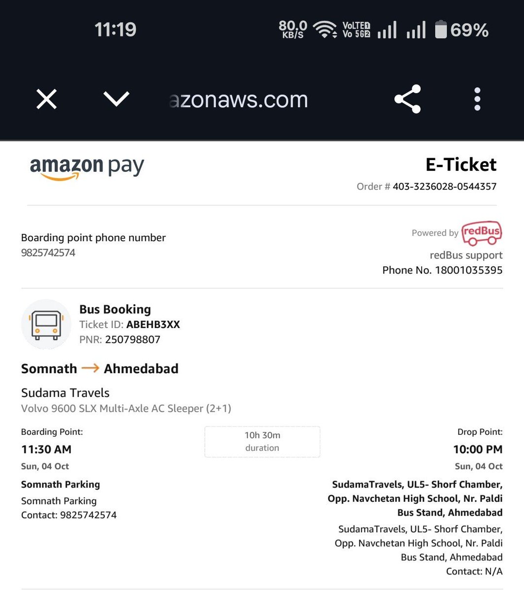 KrishnadeepO's tweet photo. @redBus_in i have booked my bus ticket on @amazonIN. now i want to reschedule it but i couldn't get any options for it.nor i able to cancel it. I have tried calling your customer care number 18001035395 but not able to connect anyone from your team reschedule it @jagograhakjago https://t.co/jl8T6e5UoG