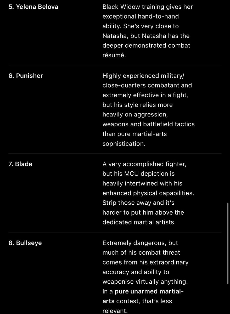 TREYLUCIXNO_'s tweet photo. @Marvel_Insights A.I. Says… and I deffo agree (apart from 3 &amp; 4, I’d arguably switch them 🧐) https://t.co/zQucgfuMd7