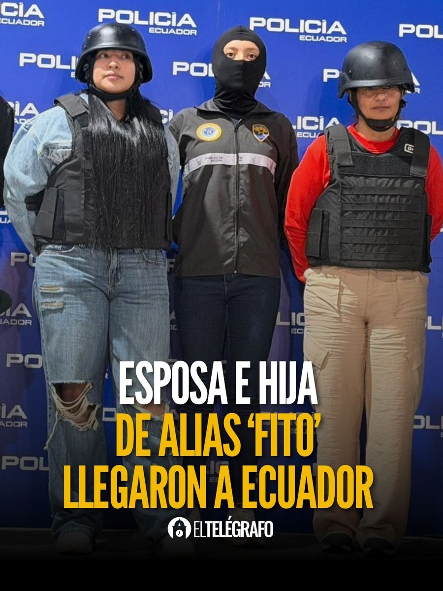 el_telegrafo's tweet photo. #Atención | Inda Peñarrieta y Michelle Macías, esposa e hija de alias ‘Fito’, quedaron a disposición de la justicia ecuatoriana por un proceso de presunto lavado de activos. #LéaloEnET: https://t.co/pk6Maxi5ND https://t.co/1gOuaF1WMi