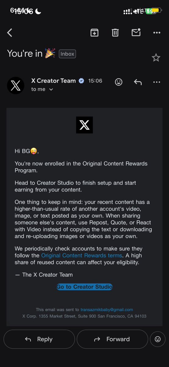 kikii055's tweet photo. guysssssss 🎉 I’m officially in the Original Content Rewards program! 🥳🤭☺️😊

thank you to everyone who’s supported me from day one. ❤️ https://t.co/6HTJ971Tmp