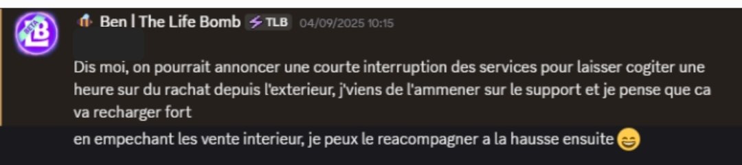 loloreb22's tweet photo. Les gens commencent à s impatienter @The_Life_Bomb et c est compréhensible, bloquer leur fondspendant que vous vous retirer de l'argent à longueur de journée c'est pas très réglo il serait temps de reouvrir
#SCAM #TLBLOVER #TLBHATER #SOLANA #M2E https://t.co/37K0nm86YF